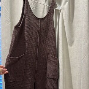 Free people sweater jumpsuit
